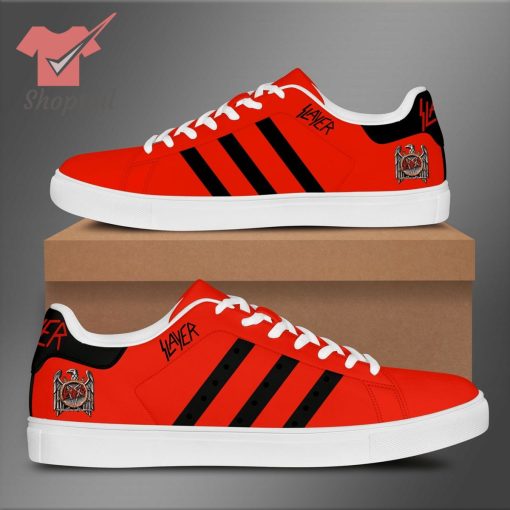 Slayer red black stan smith adidas shoes