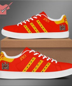 Slayer red yellow stan smith adidas shoes