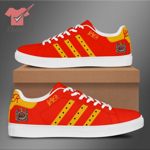 Slayer red yellow stan smith adidas shoes