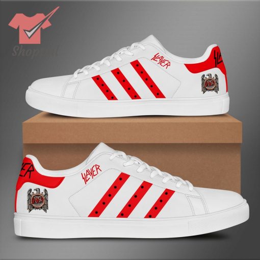 Slayer white red stan smith shoes