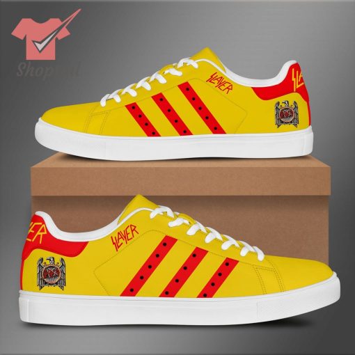 Slayer yellow red stan smith shoes