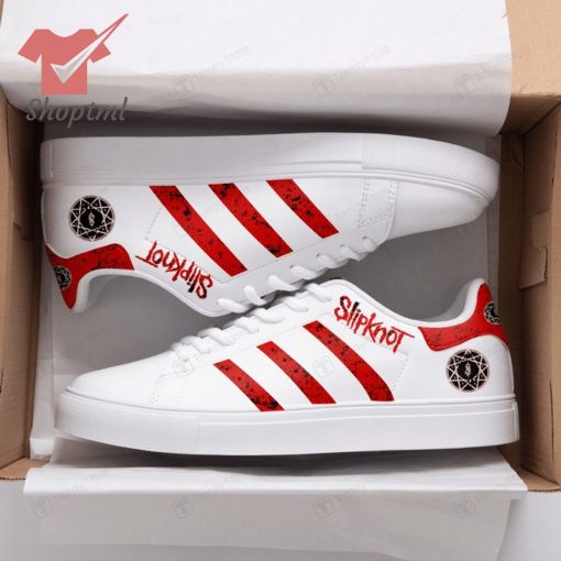 Slipknot white red stan smith tennis shoes