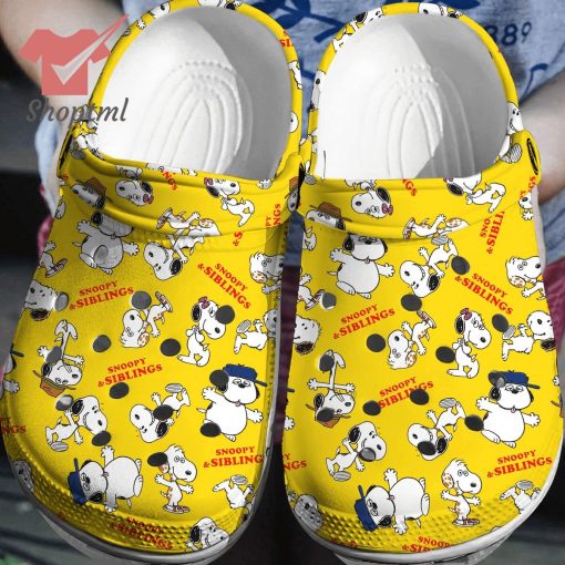 Snoopy and siblings crocs shoes