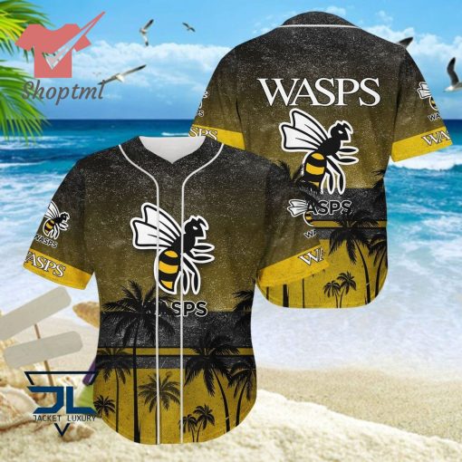 Wasps RFC rugby baseball shirt