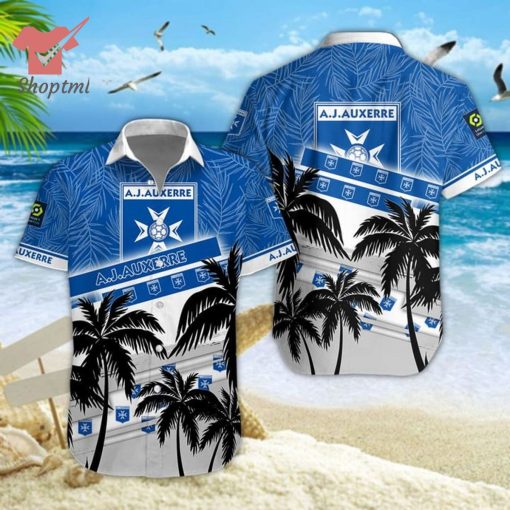 AJ Auxerre 2023 hawaiian shirt