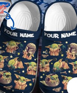 Baby Yoda Star Wars Personalized Crocs Clogs