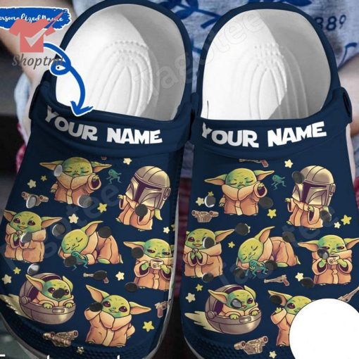 Baby Yoda Star Wars Personalized Crocs Clogs