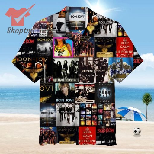 Bon Jovi Keep The Faith Tour hawaiian shirt