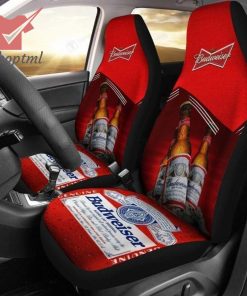 Budweiser Bottles Car Seat Cover