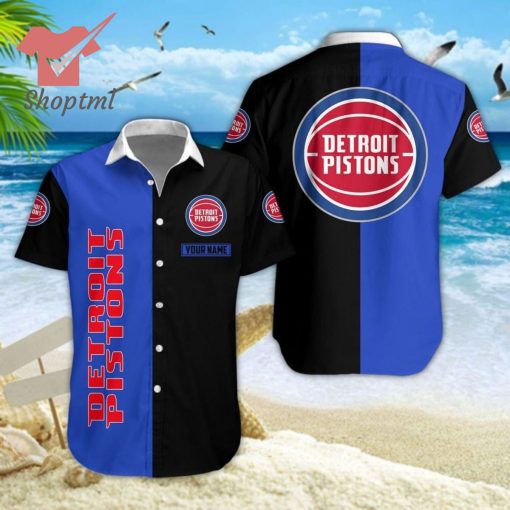 Detroit Pistons Custom Name 2023 Hawaiian Shirt