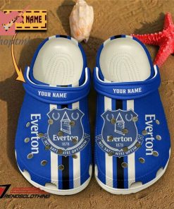 Everton F.C Custom Name Crocs Clogs