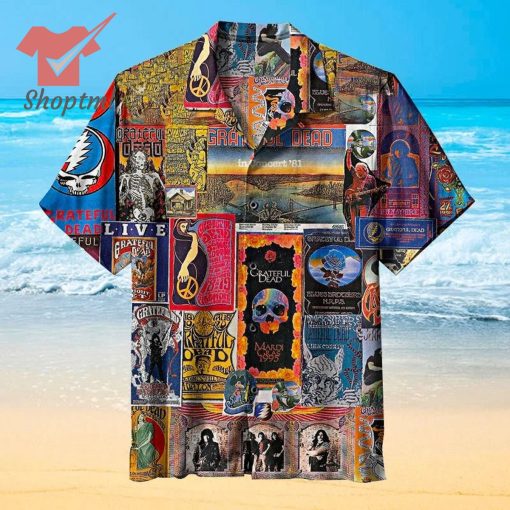 Grateful Dead In Concert 1981 Tour Hawaiian Shirt
