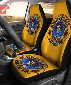 Grateful Dead Yellow Car Seat Cover