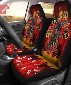 Guns N’ Roses Rock Band Skulls Windmill Car Seat Cover
