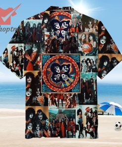 Kiss Band Rock and Roll Over Albums Hawaiian Shirt
