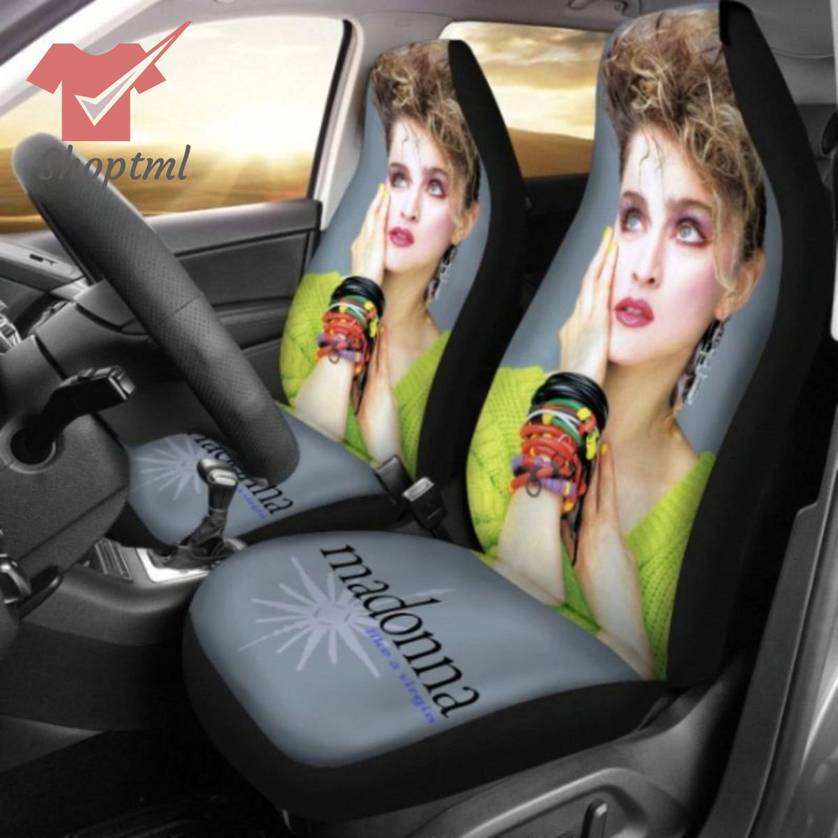 Madonna Like A Virgin Car Seat Cover