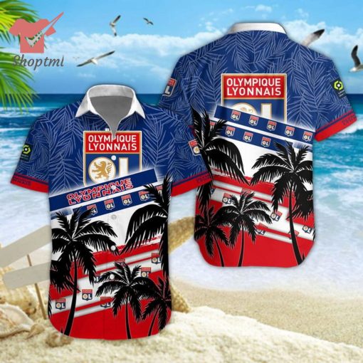 Olympique Lyonnais 2023 hawaiian shirt
