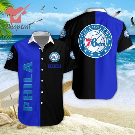 Philadelphia 76ers Custom Name 2023 Hawaiian Shirt