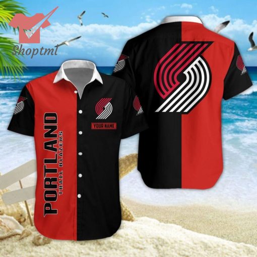 Portland Trail Blazers Custom Name 2023 Hawaiian Shirt