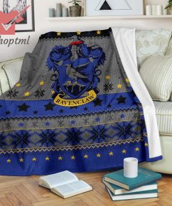 Ravenclaw Sign Ugly Christmas Harry Potter Fleece Blanket