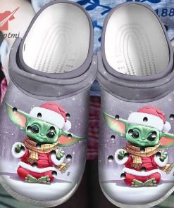 Star Wars Baby Yoda Christmas Snowflake Crocs