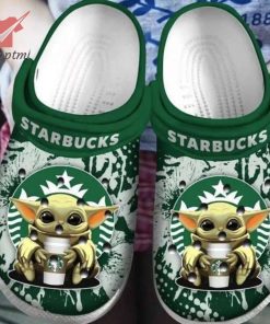 Star Wars Baby Yoda Math Starbucks Crocs