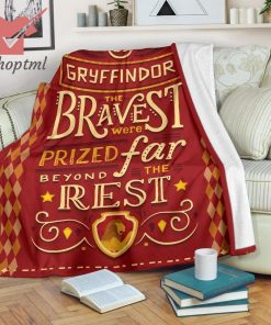 The Bravest Gryffindor Harry Potter Fleece Blanket