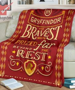 The Bravest Gryffindor Harry Potter Fleece Blanket