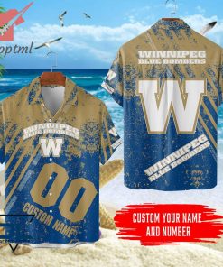 Winnipeg Blue Bombers Personalized 2023 Hawaiian Shirt