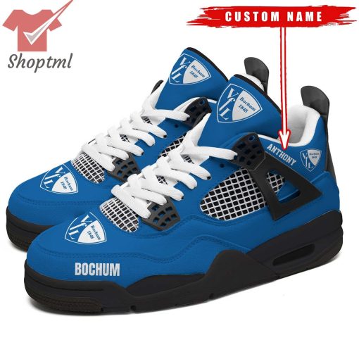Bochum Bundesliga Personalized AJ4 Air Jordan 4 Sneaker