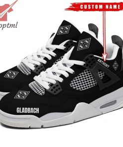 Borussia Monchengladbach Personalized AJ4 Air Jordan 4 Sneaker