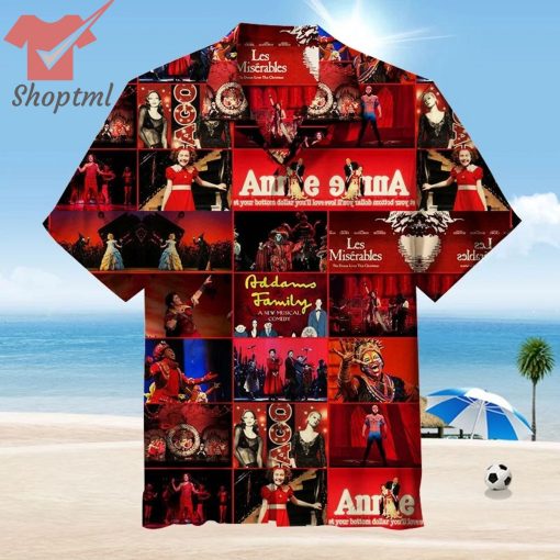 Broadway Musical Theater Addams Family Hawaiian Shirt
