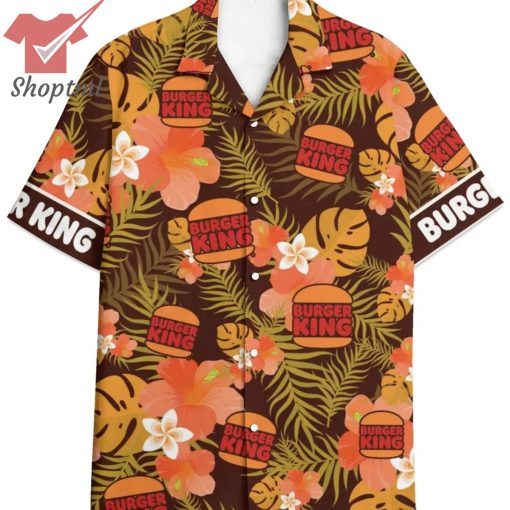 Burger king tropical hawaiian shirt