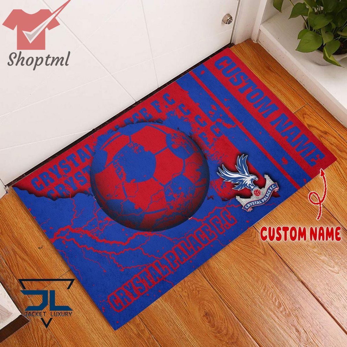 Crystal Palace F.C Custom Name Doormat
