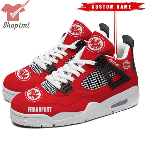 Eintracht Frankfurt Personalized AJ4 Air Jordan 4 Sneaker