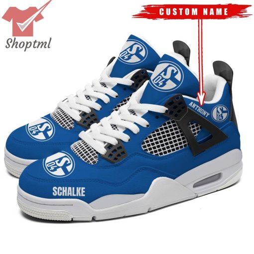 FC Schalke 04 Personalized AJ4 Air Jordan 4 Sneaker