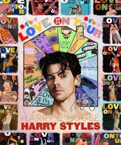 Harry Styles Love On Tour 2023 Fleece Blanket