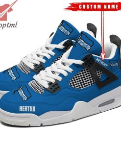 Hertha Berlin Personalized AJ4 Air Jordan 4 Sneaker