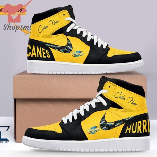 Hurricanes Personalized Air Jordan 1 Sneaker