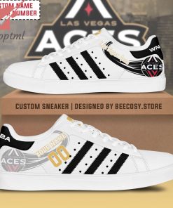 Las Vegas Aces Personalized Stan Smith Shoes