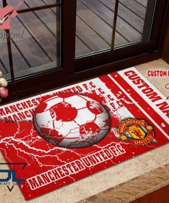Manchester United Custom Name Doormat