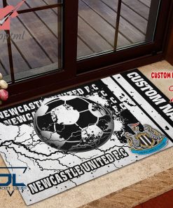 Newcastle United F.C  Custom Name Doormat