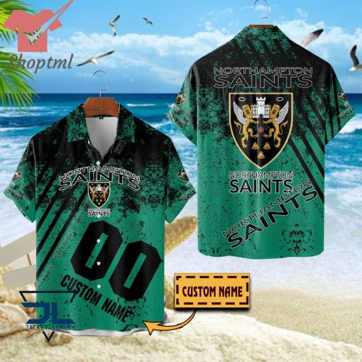 Northampton Saints 2023 custom name hawaiian shirt