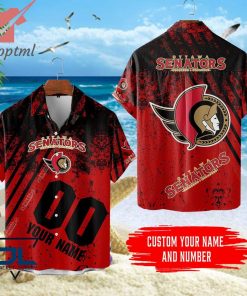Personalized Ottawa Senators 2023 hawaiian shirt