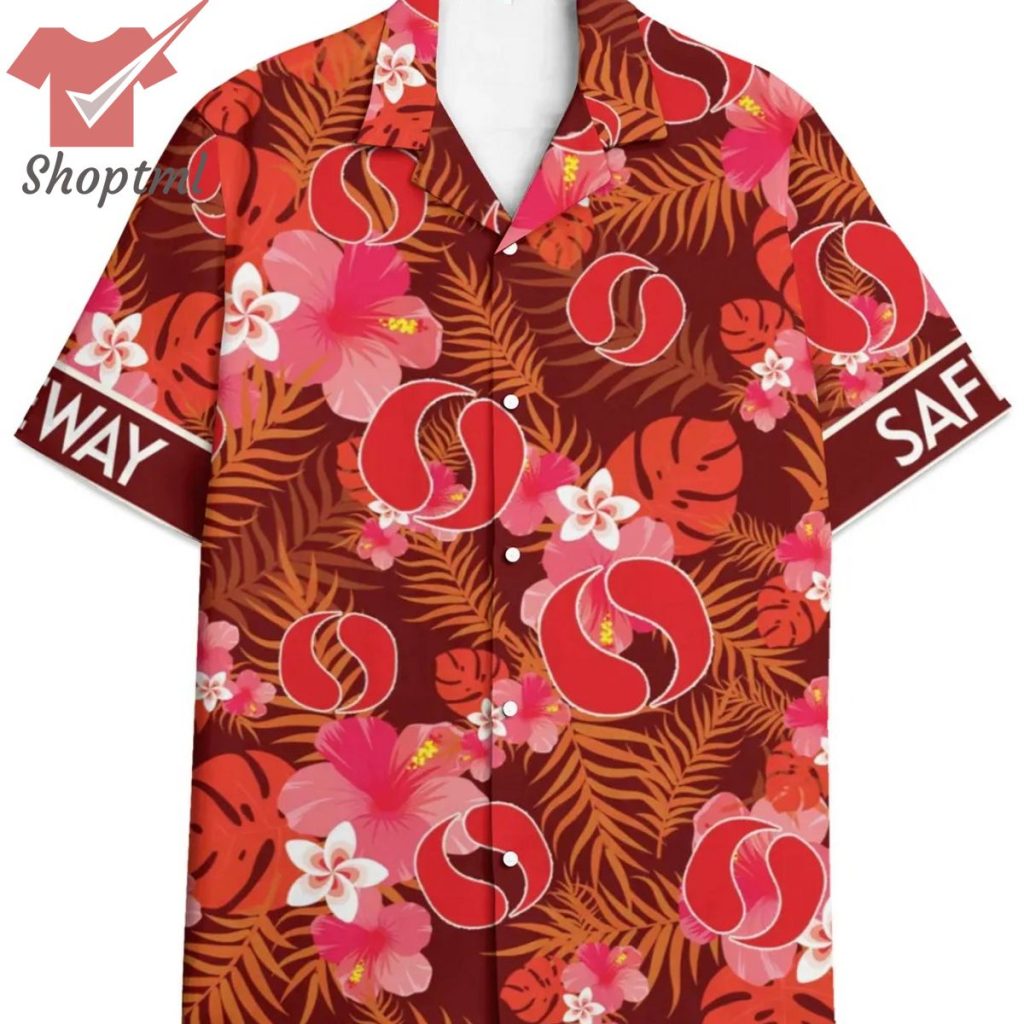 Safeway tropical hawaiian shirt