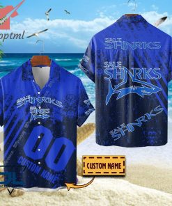 Sale Sharks 2023 custom name hawaiian shirt