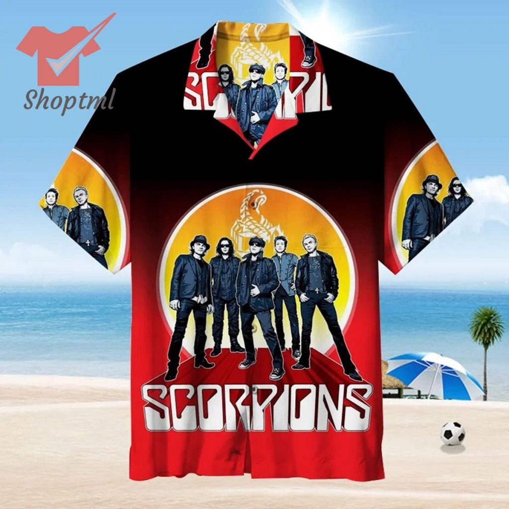 Scorpions Hot & Heavy Albums Hawaiian Shirt