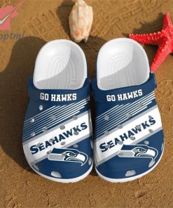 Seattle Seahawks Go Hawks Crocs Crocband