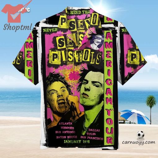 Sex Pistols American Tour January 1978 Hawaiian Shirt