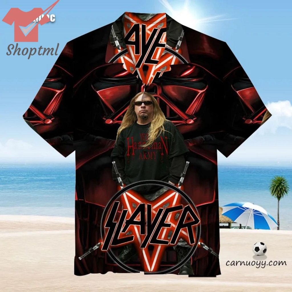 Slayer Jeff Hanneman Army Hawaiian Shirt